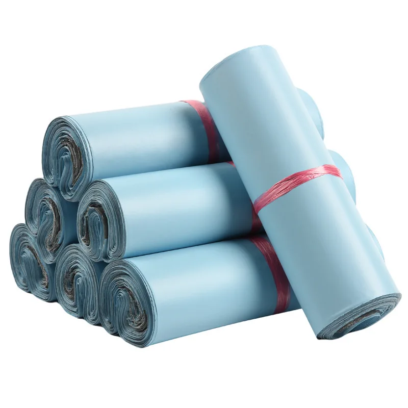 Picture 4: 50Pcs/Lots Shipping Envelope Bags Plastic Express Envelope Storage Bags wathet Color Mailing Bags Self Adhesive Seal Storage Bag