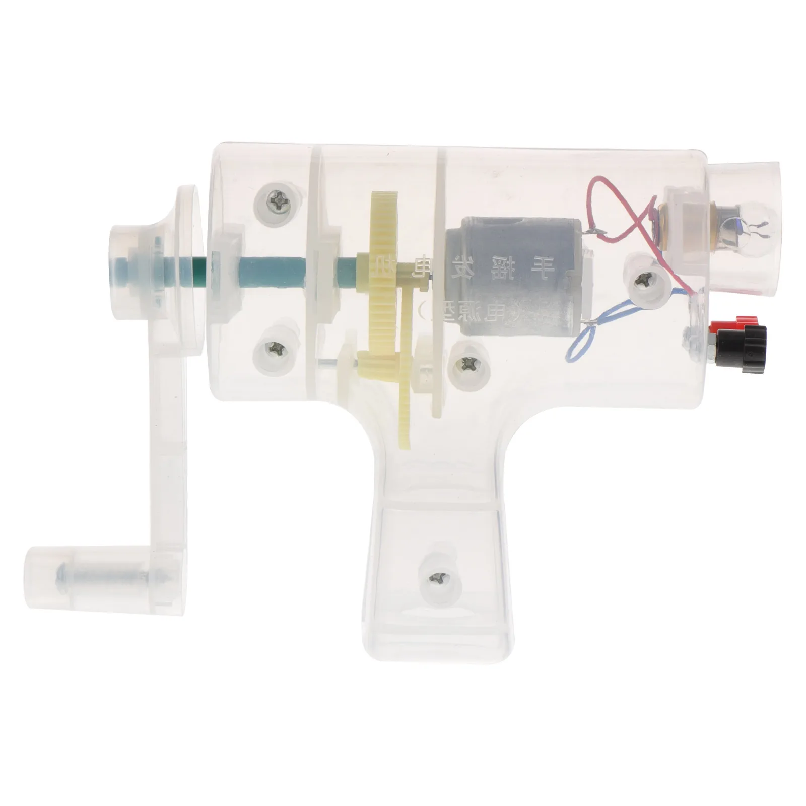 

Hand Crank Science Experiment Educational Tool Mechanical To Electrical Energy Conversion Lightweight Portable Generator For