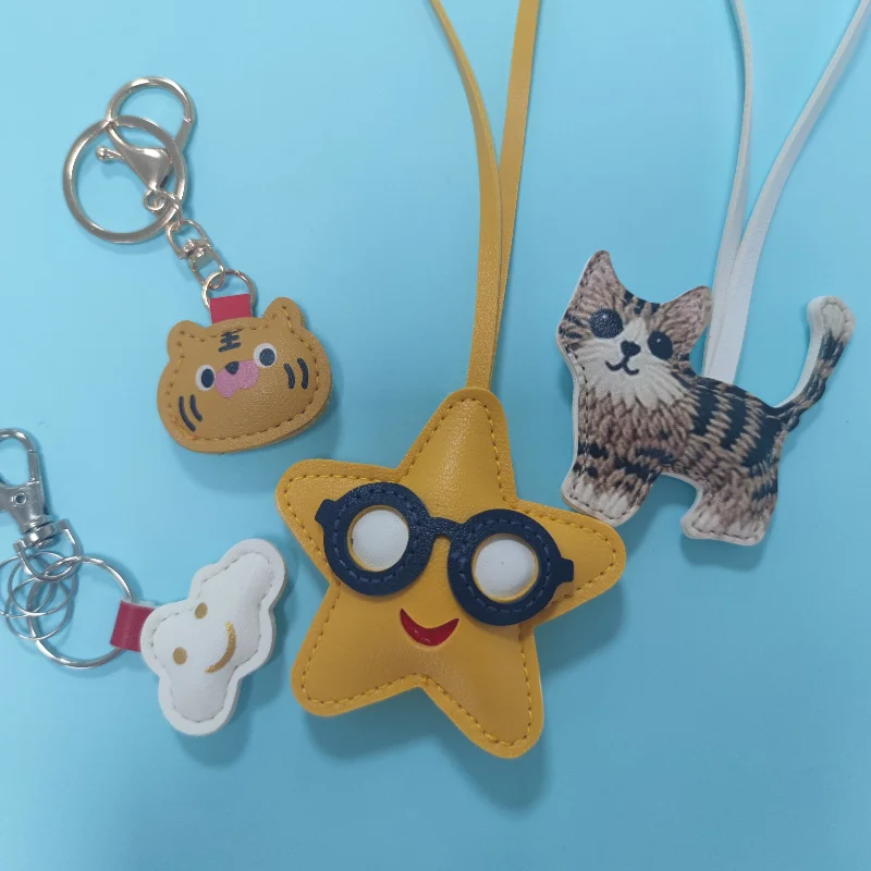 Personalized Creative Animal Shape Bag Accessories Niche Design Keychain Pendant Cute Exquisite Luggage Accessory All-match Gift