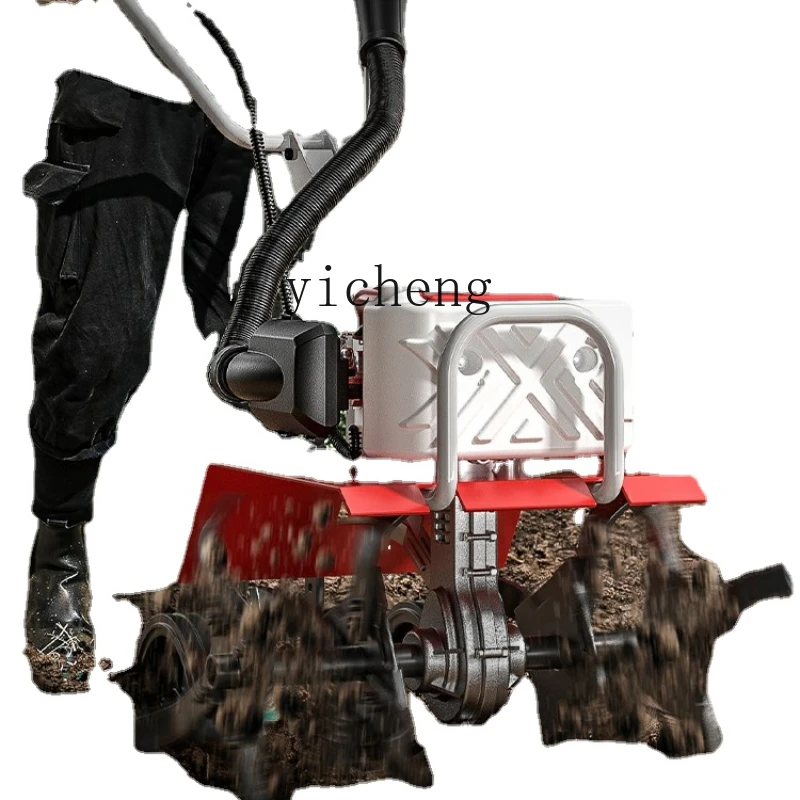 Zk New Micro-Tiller Hard-Soil Tillage for Field Farmers Multi-Function Rotary Tiller