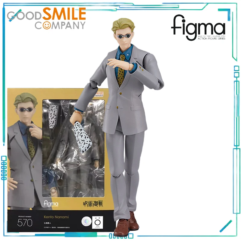 

GOOD SMILE COMPANY, оригинальная серия Figma Jujutsukaisen Nanami Kento 570, мобильная модель, коллекционные предметы, изысканные игрушки, аниме-игрушки