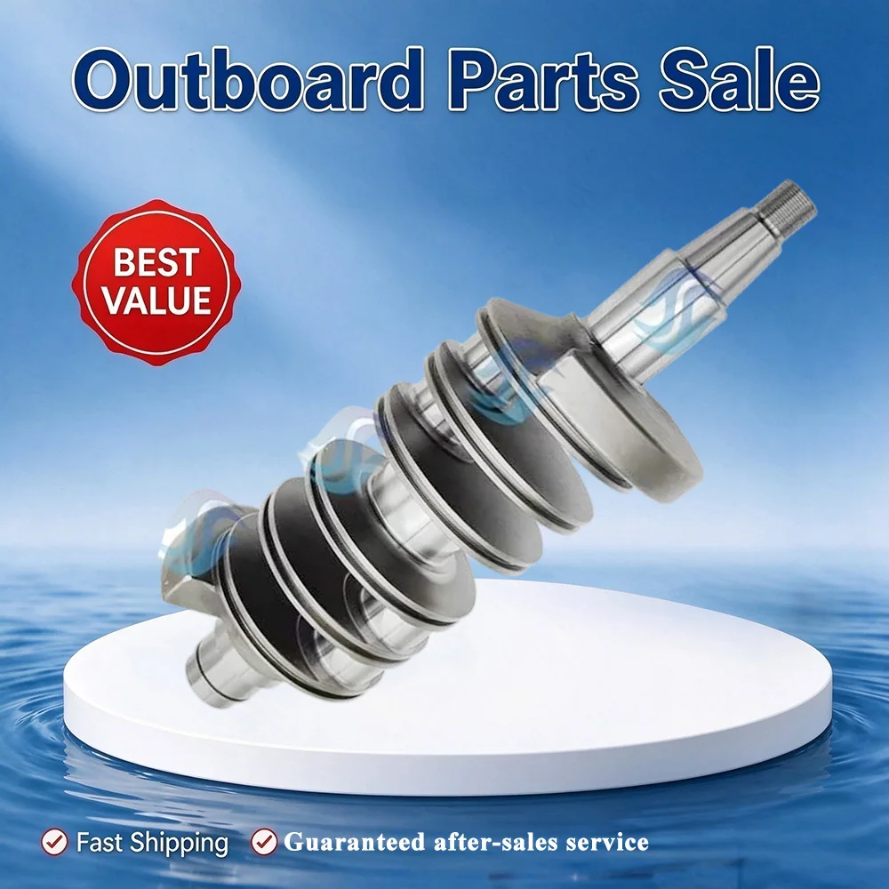6N7-11411-00-00 New Crankshaft For Yamaha outboard engine 2-stroke 100-140HP High quality Factory Promotional 6N7-11411