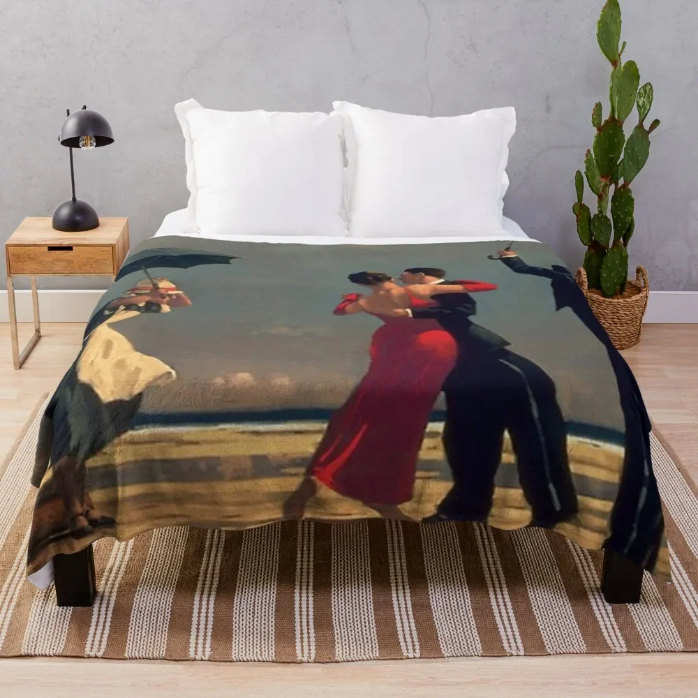 

The Singing Butler Print Throw Blanket Vintage Sofa Blankets