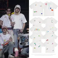 2026 Kpop Korean Trend Stars Same Style BlazeTheWay Letter y2k T-shirt Fans Women Men Summer Oversized Cotton Printe T-shirt