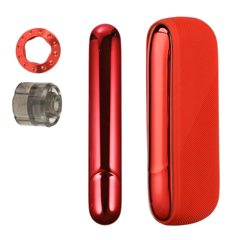 Cap+ Case + Door Cover For IQOS ILUMA Skin Silicon Case for IQOS iluma Decoration Replaceable Cover Accessories