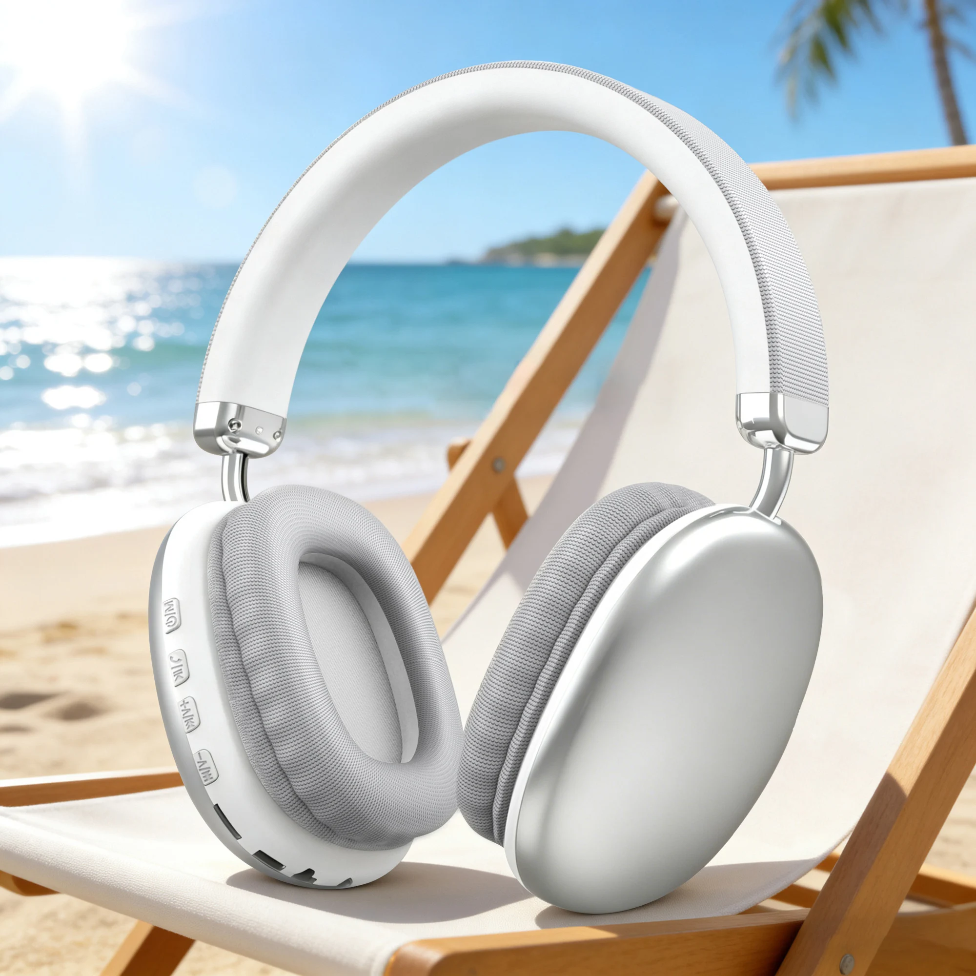 2026 Wireless Over-Ear Headphones, 5.3 Smart Chip, Long Battery Life,HiFi Music Gaming Comfortable Mic for iPhone Android PC