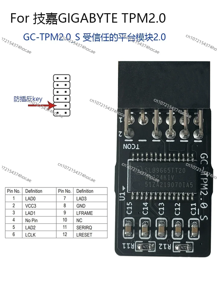 For TPM2.0 GC-TPM20_S -SPI CTM000 010 Trusted Platforms