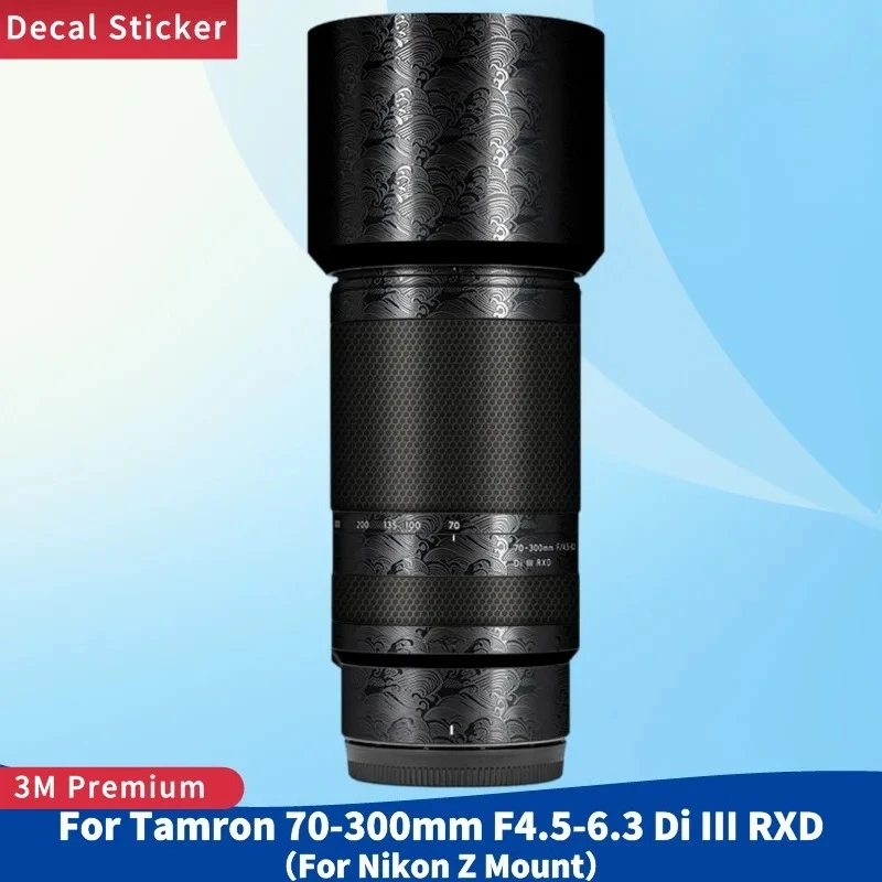 Película protectora adhesiva para lentes, cubierta resistente al desgaste A047 para Tamron 70-300mm F4.5-6.3 Di III RXD para Nikon Z y Sony E Mount