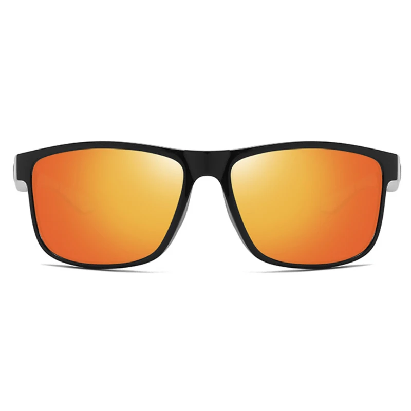 Herren Polarisierte Sonnenbrille Quadratisch Radsport Outdoor-Sport Sonnenbrille UV400 Schutz Photochrome Brillen – Detail 7