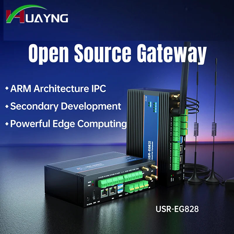 Industrial ARM Architecture Box Computer Global 4G Cellular Frequencies Support Linux Open Source Communication Networking