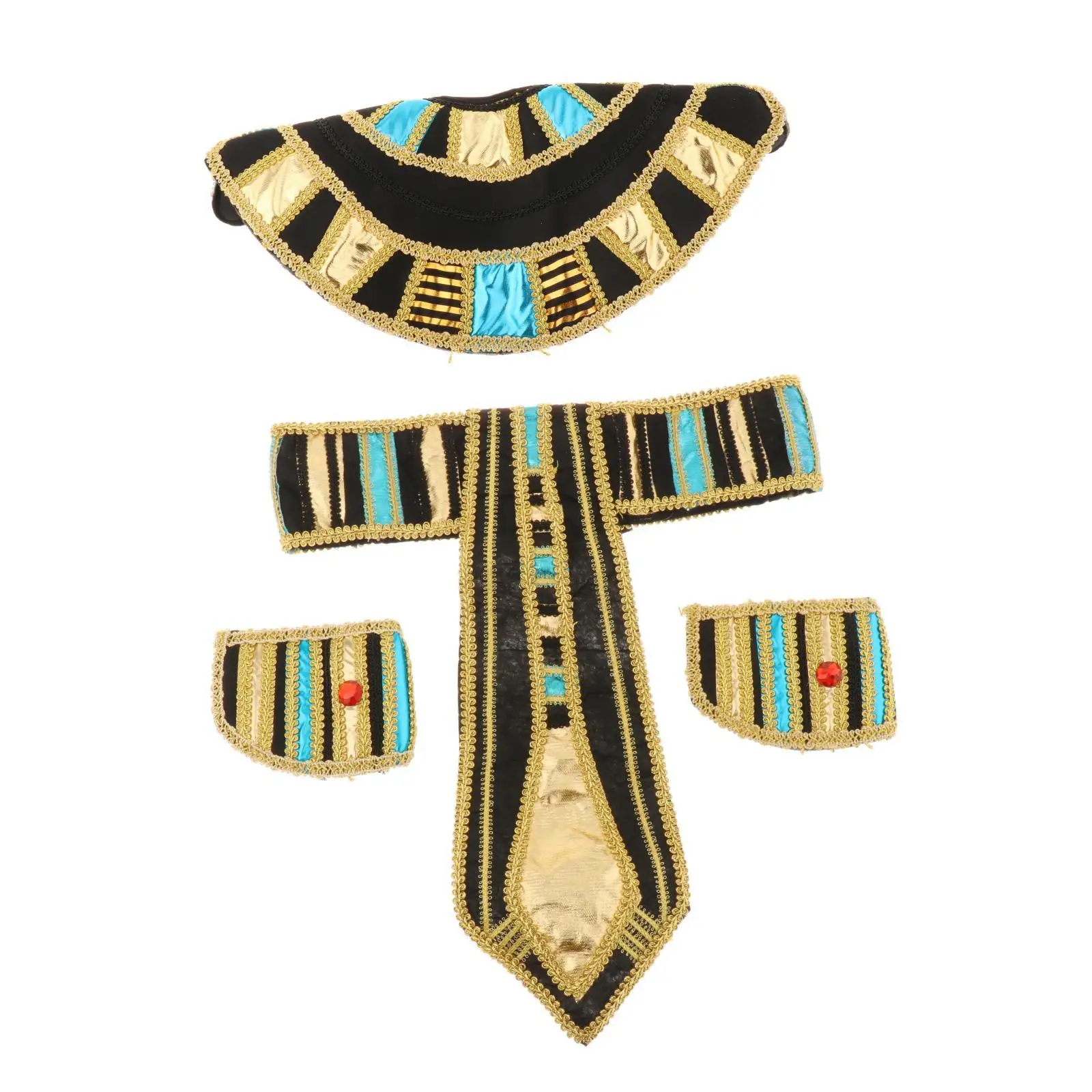 Egyptian Costume Photo Props Party Favors Role Play Unisex Pharaoh Headpiece