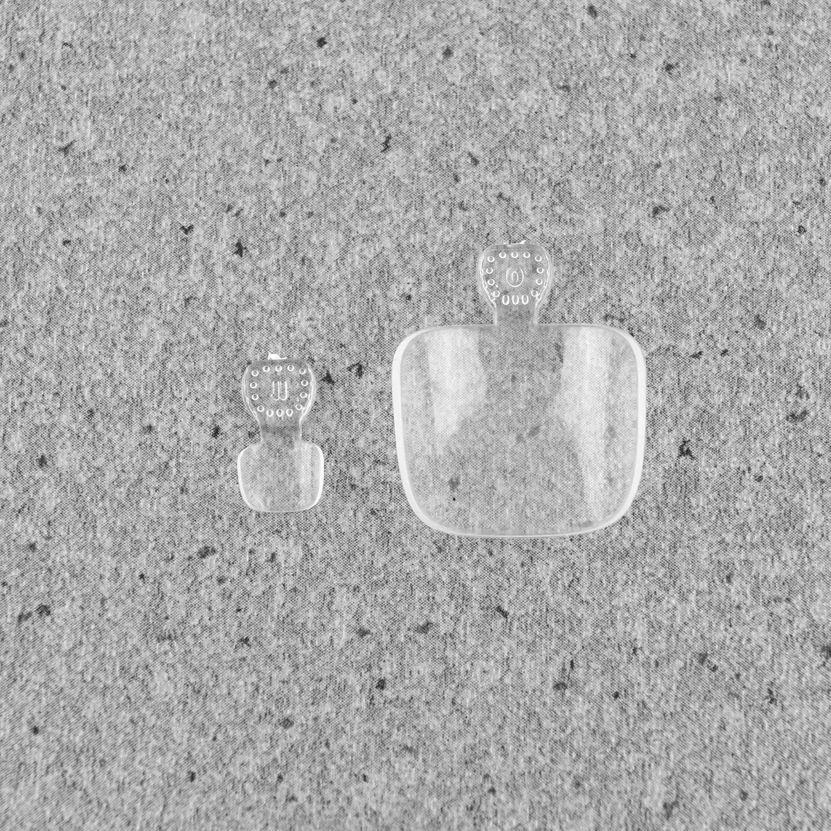 

1Set Nail Art Tool False Toenails Transparent Foot Nail Stickers 12 Styles Long Or Short Trim Adjustable Toenail Patch Stickers