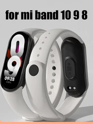 Correa de silicona para Xiaomi Mi Band 8, accesorios de pulsera, NFC, versión global