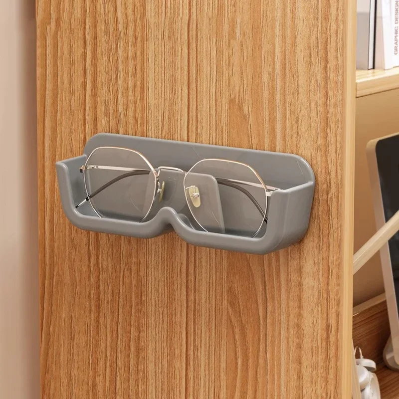 1PCS Eyeglasses Organizer Rack Wall Mounted Sun-glasses Display Holder Wardrobe Decoration Storage Box Sunglass Organizer