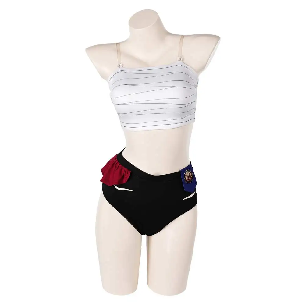 غامض السادس الموسم 2 تأثيري المرأة فانتازيا ملابس السباحة سترة لعبة LoL ملابس تنكرية للإناث هالوين كرنفال البدلة