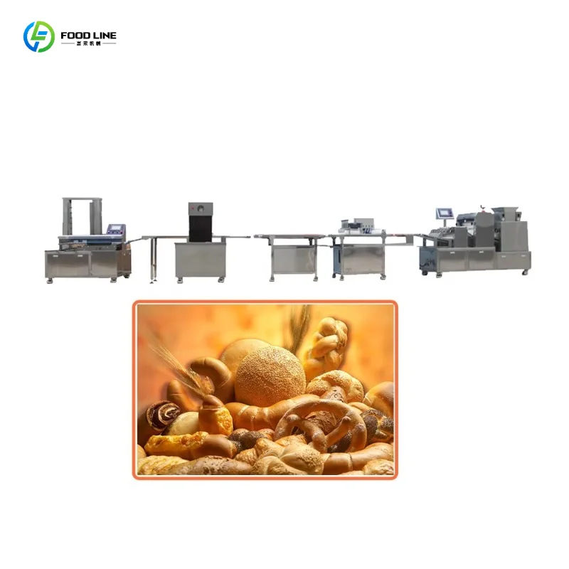 Customized High Capacity Automatic Bread Make Baking Machine Shredded Bread Making Machine