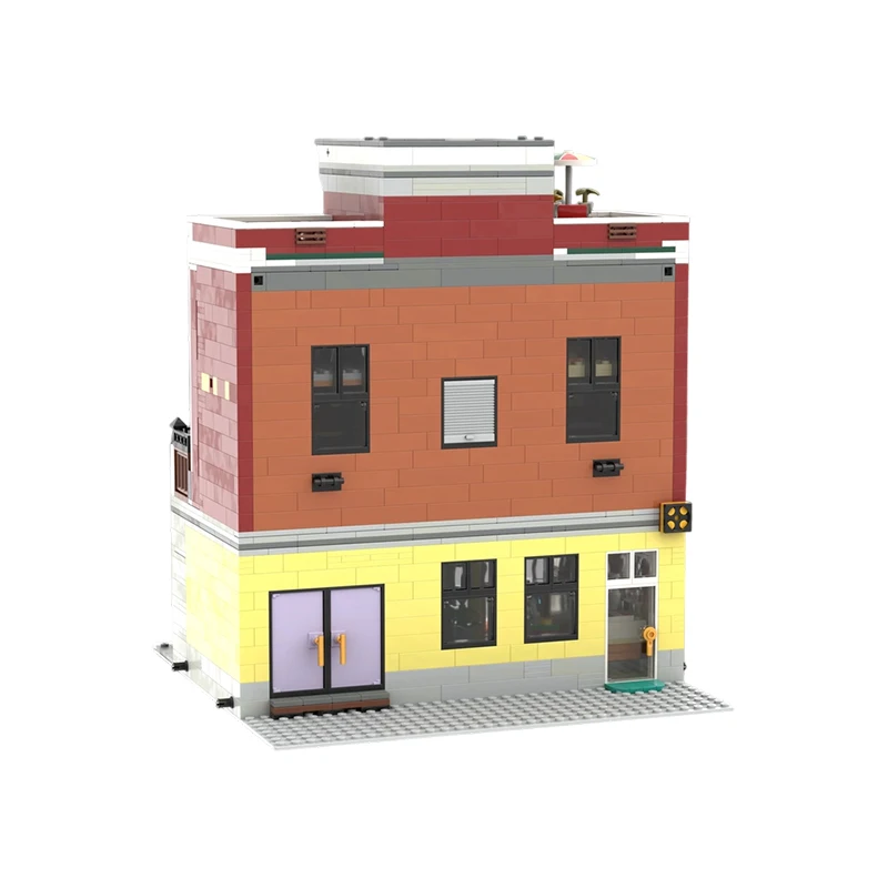 2635PCS MOC-237179 Kino Architektur Modell Street View Serie Bausteine Ziegel Montage Spielzeug Kreative Erwachsene Weihnachten Geschenk