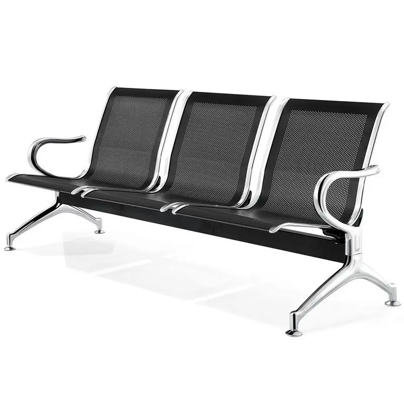 Modern Overstuffed Chairs Public Furniture Vinyl Waiting Room Chairs Waiting Chair for Hospital and Reception Area