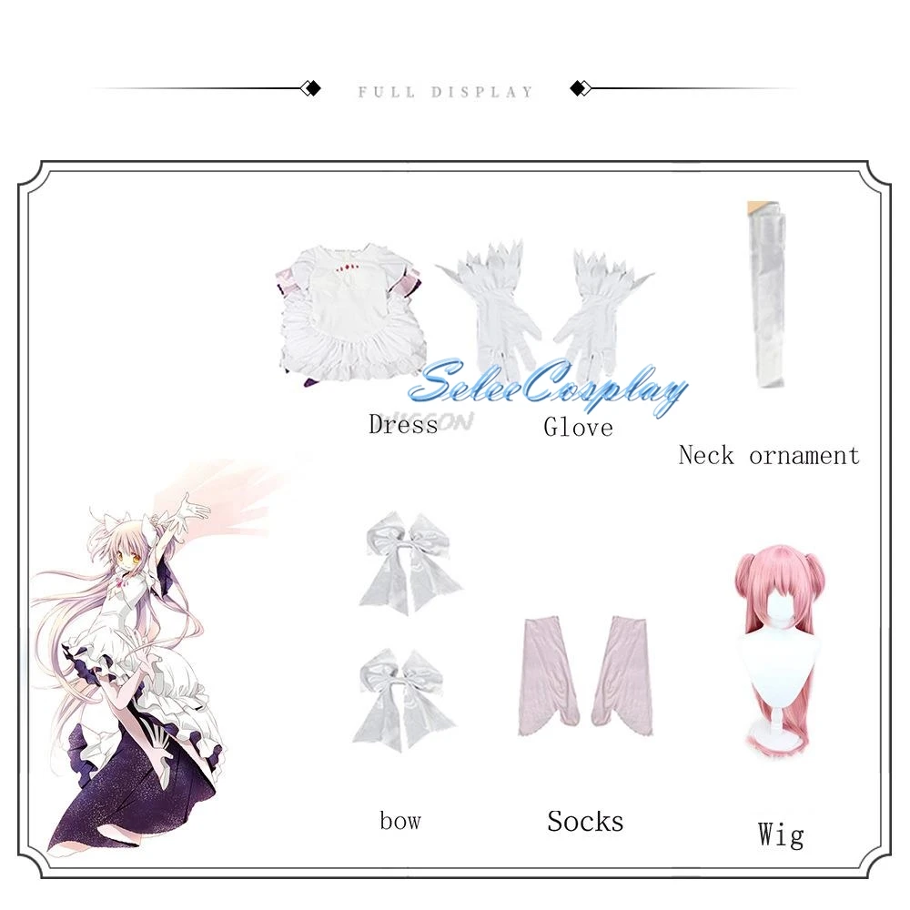 Costume de Cosplay de Personnage d'Anime Puella Magi Madcontourné Magica, pour Femme et Fille