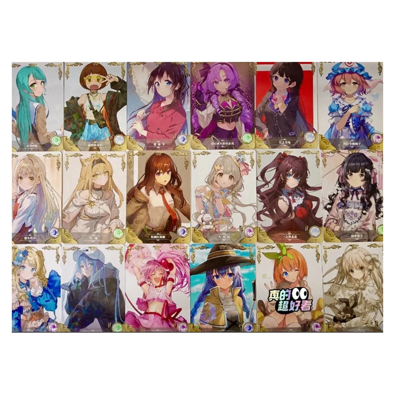 Anime Goddess Story 1M12 Series Full Set Collectible Card Furina Kanroji Mitsuri Christmas Birthday Gifts Children's Toys