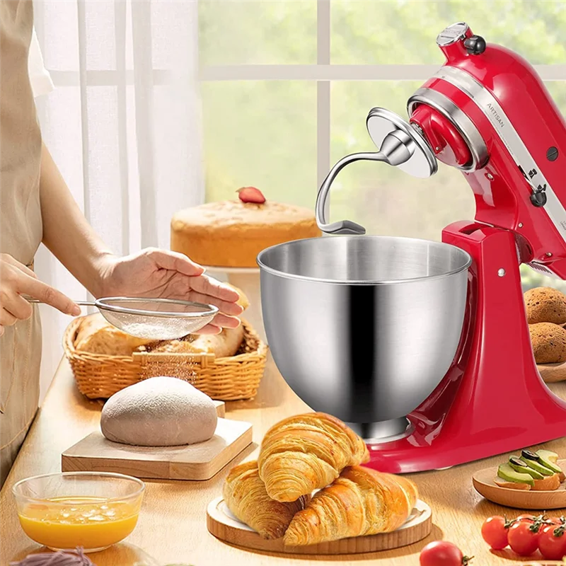 Durable Stainless Steel K45DH Dough Hook Attachment for KitchenAid 4.5-5Q Ttilt-Head Mixer Parts Accessorie intelligence