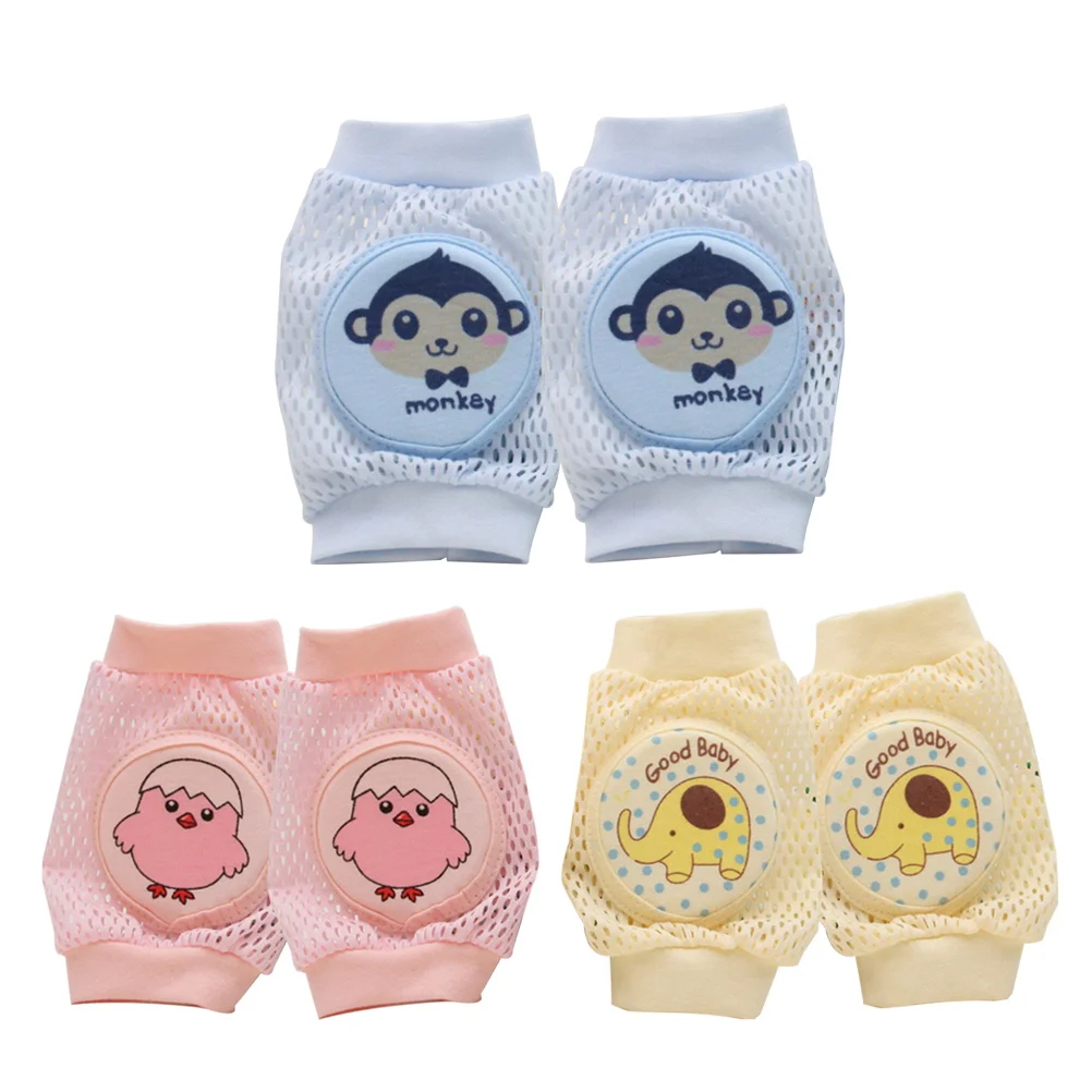 

3 Pairs Infant Toddler Baby Kneepads Knee Pad Crawling Safety Protector ( Elephant)