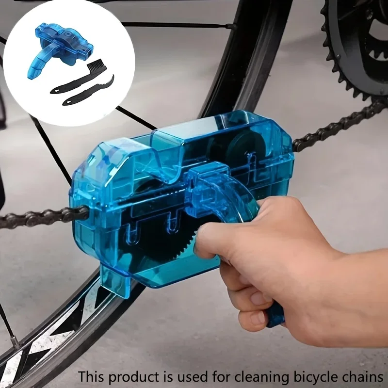 

Premium Bike Chain Cleaner Kit Portable Mountain Road Bicycle Cleaning Brush Tool Set