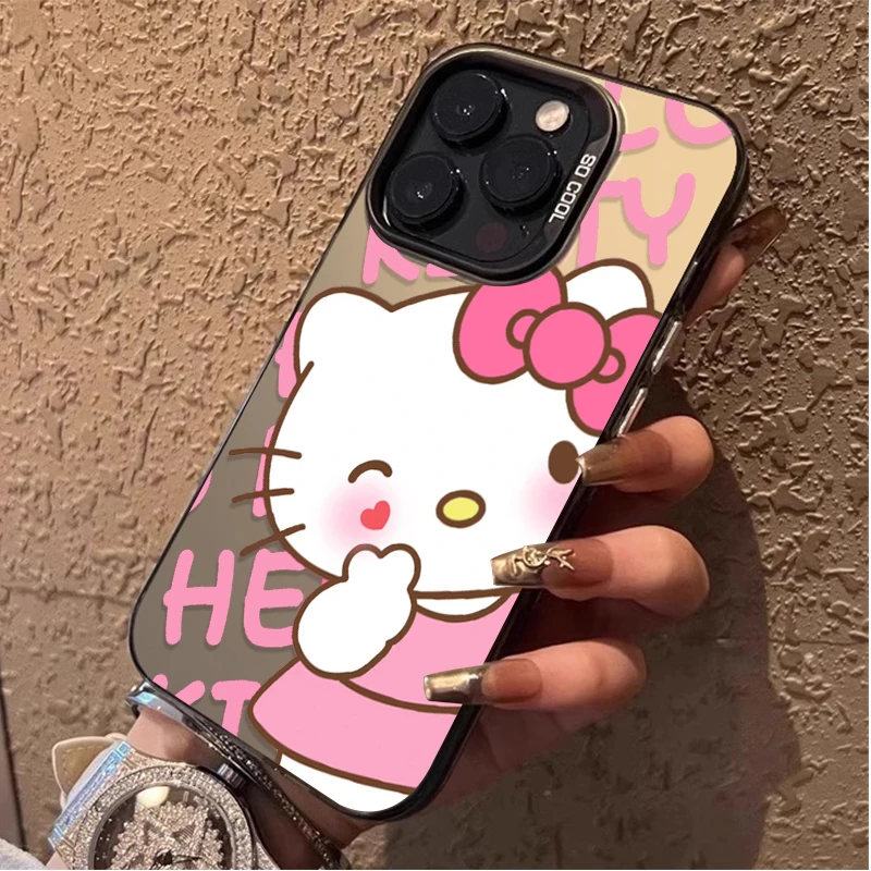 Bonita funda de teléfono Hello Kitty para Samsung Galaxy S25 Edge S24 S23 S22 S21 S20 Ultra Plus FE A56 A36 A26 A17 A07 cubierta dura mate
