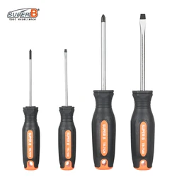 Super B Bicycle Repair Tools Screwdriver Magnetic Adsorption with Ergonomic Handle & End Hook PH0 PH2 SL3 SL6