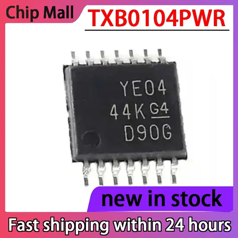 5PCS TXB0104PWR Screen Printed YE04 SMT Level Converter Chip TSSOP-14 Chip