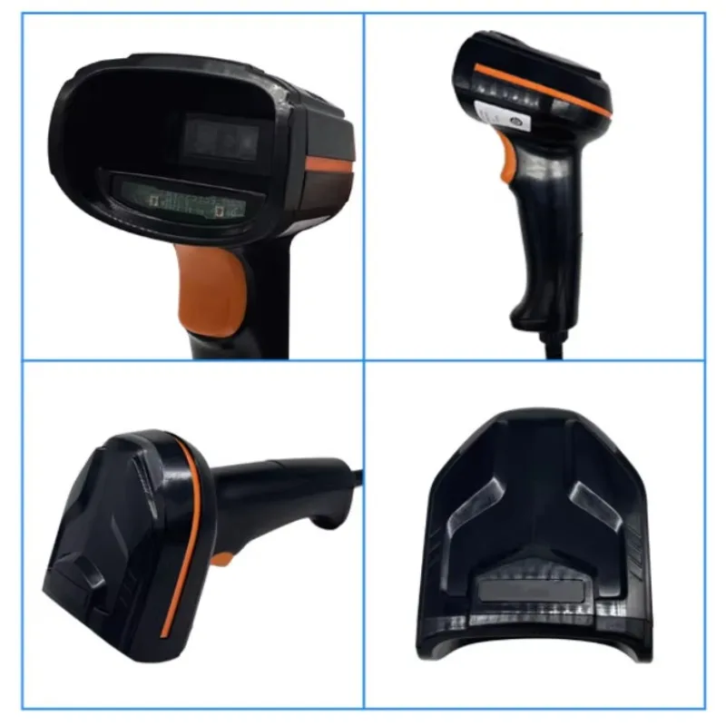 Pemindai Kode Batang Industri USB LONVILL Ethernet Wired Data Matrix Handheld