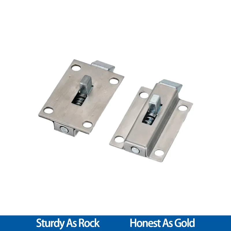 قفل زنبركي من الفولاذ المقاوم للصدأ 304 يستخدم لمسامير الباب الأوتوماتيكية على السطح في المعدات الصناعية