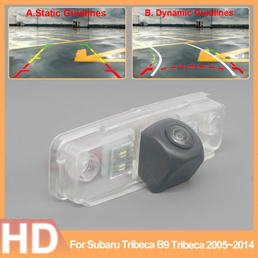 

HD 1280*720 Fisheye Rear View Camera For Subaru Tribeca B9 Tribeca 2005~2012 2013 2014 Car Vehicle Reverse Parking Accessories