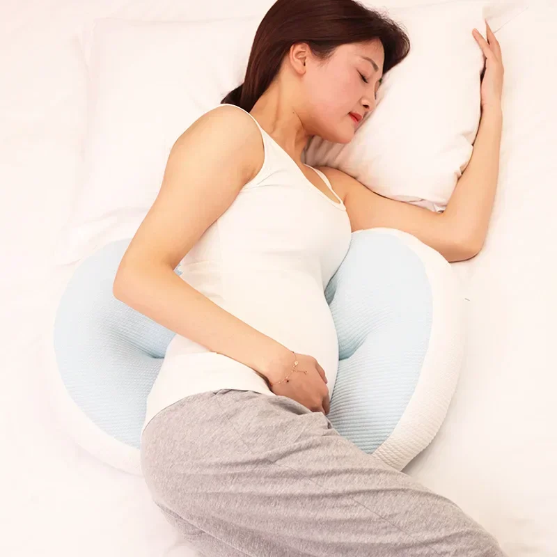 

Pregnant Women Pillow Side Sleeping Belly Pad Waist and Abdominal Support Pillows Pregnancy Accessories Almohada Para Embarazada