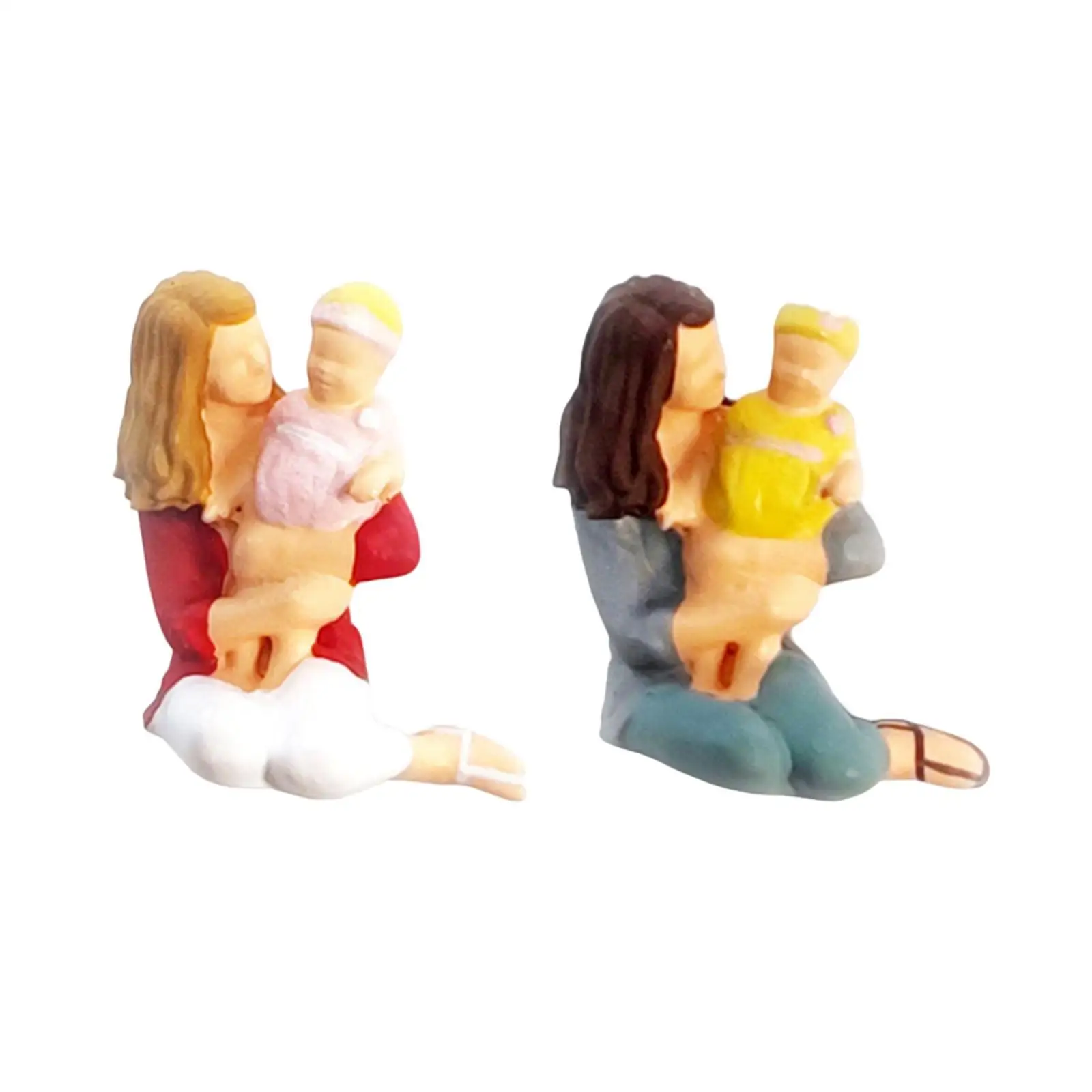 

Miniature People Figurine Set for DIY Scene Decor And Collectibles