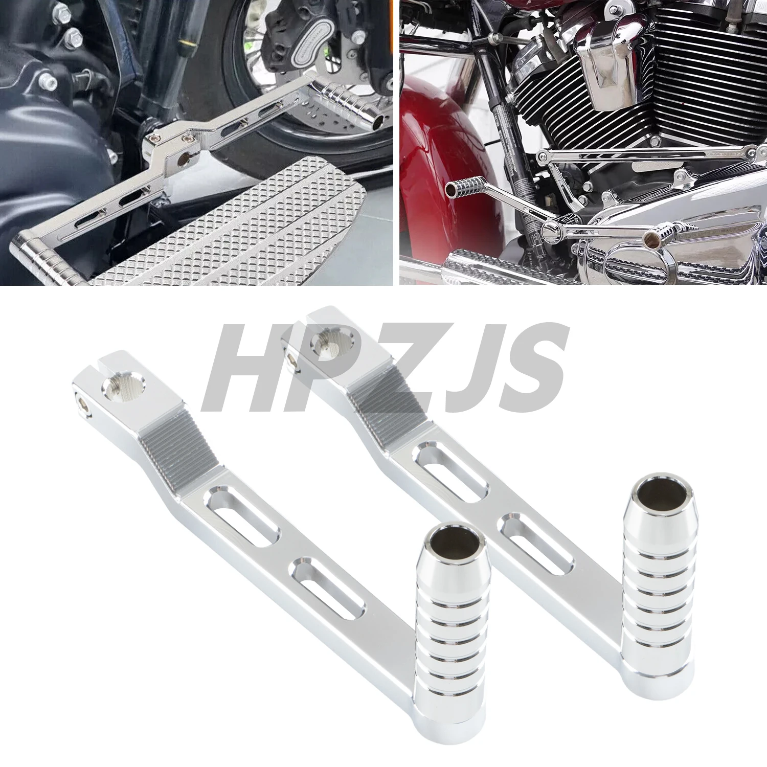 

For Harley Motorcycle Touring Electra Road Glide 88-23 FL Softail 86-Up Trike 08-23 Chrome Gear Heel Toe Shift Lever Shifter Peg