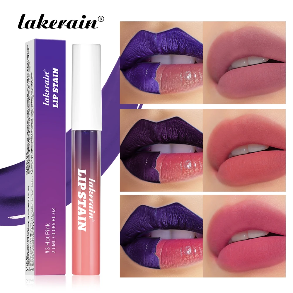 3 Colors Waterproof Peel-off Liquid Lipstick Lasting Moisturizer Lip Gloss No Fading Lip Gloss Tattoo Dyed Lip Cosmetics