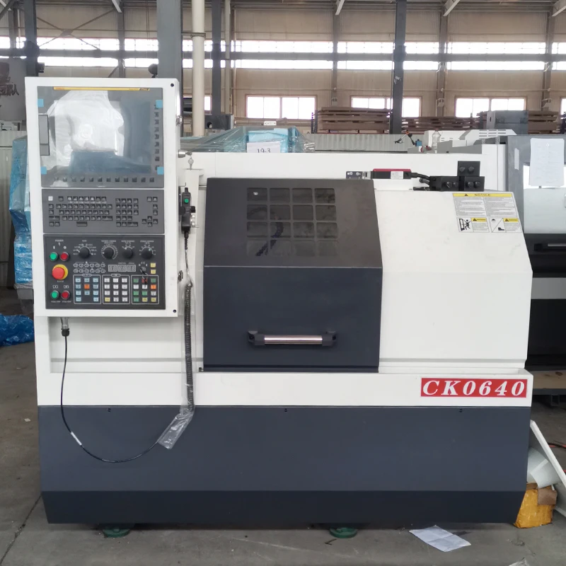 CK0640 Automatic CNC Lathe GSK 220V 350 Working Length Flat Bed Horizontal Structure Medium Single Spindle Digital