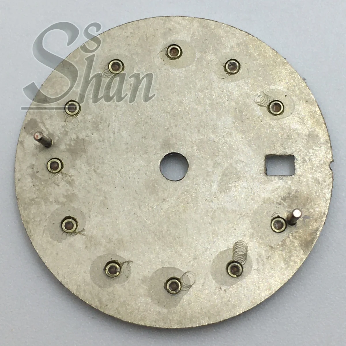 20.5mm pearl shell dial and hands gold and silver rose gold diamond index dial suitable for ladies' NH05 automatic movement