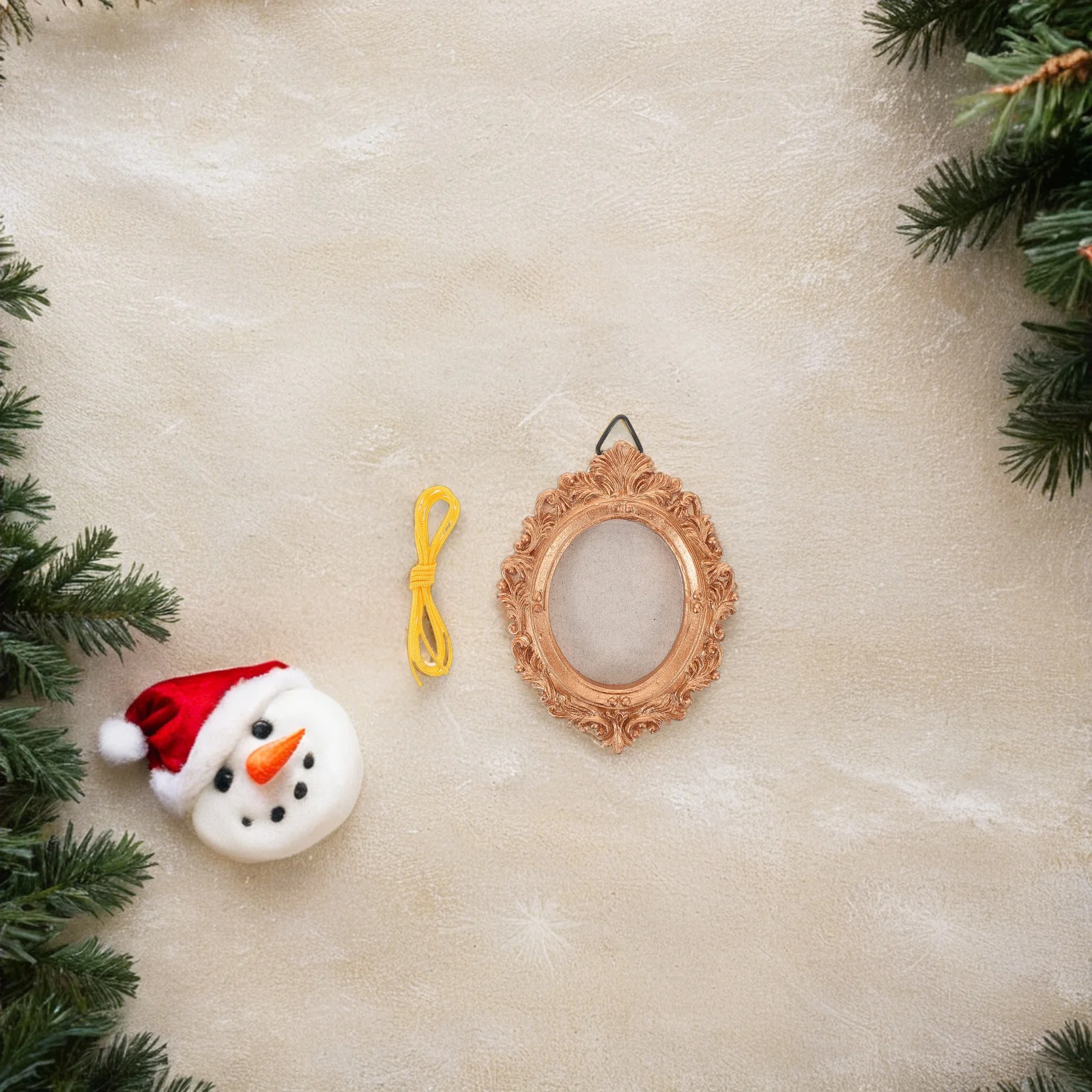 إطار صورة صغير عتيق للتعليق على الحائط، معرض صغير، إطار مزخرف لشجرة عيد الميلاد، ديكور منزلي، هدية حرفية #4