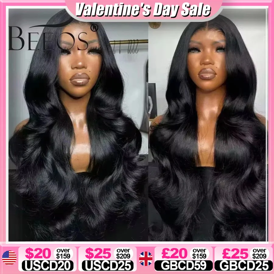 

32" Jet Black 5x5/6X6 Real HD Парик с кружевной застежкой Бесклеевая одежда Go Body Wave 250% 7x7 HD Прозрачные парики из натуральных волос с кружевной застежкой