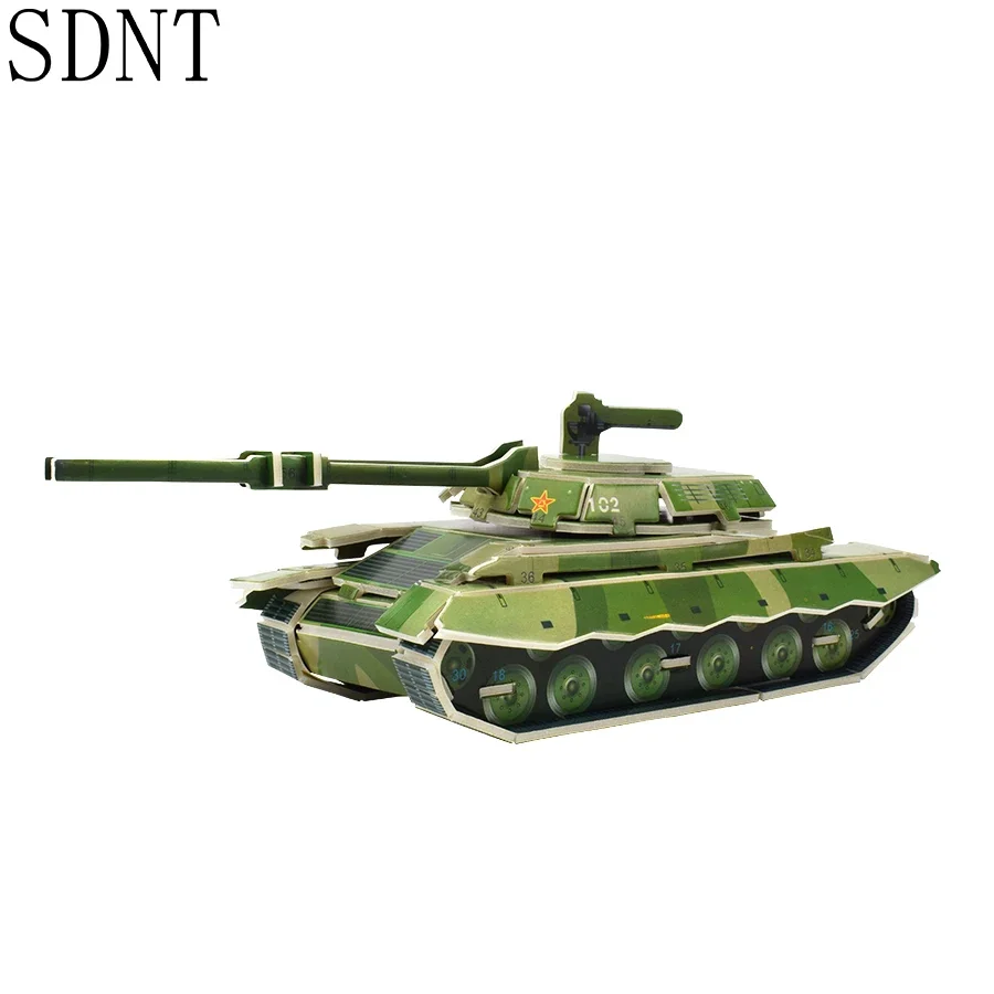 3D Puzzle Tank Model Learning Education Toys for Boys Gift Montessori Puzzles for Kids Smart Games Armored Car Assembly Toy