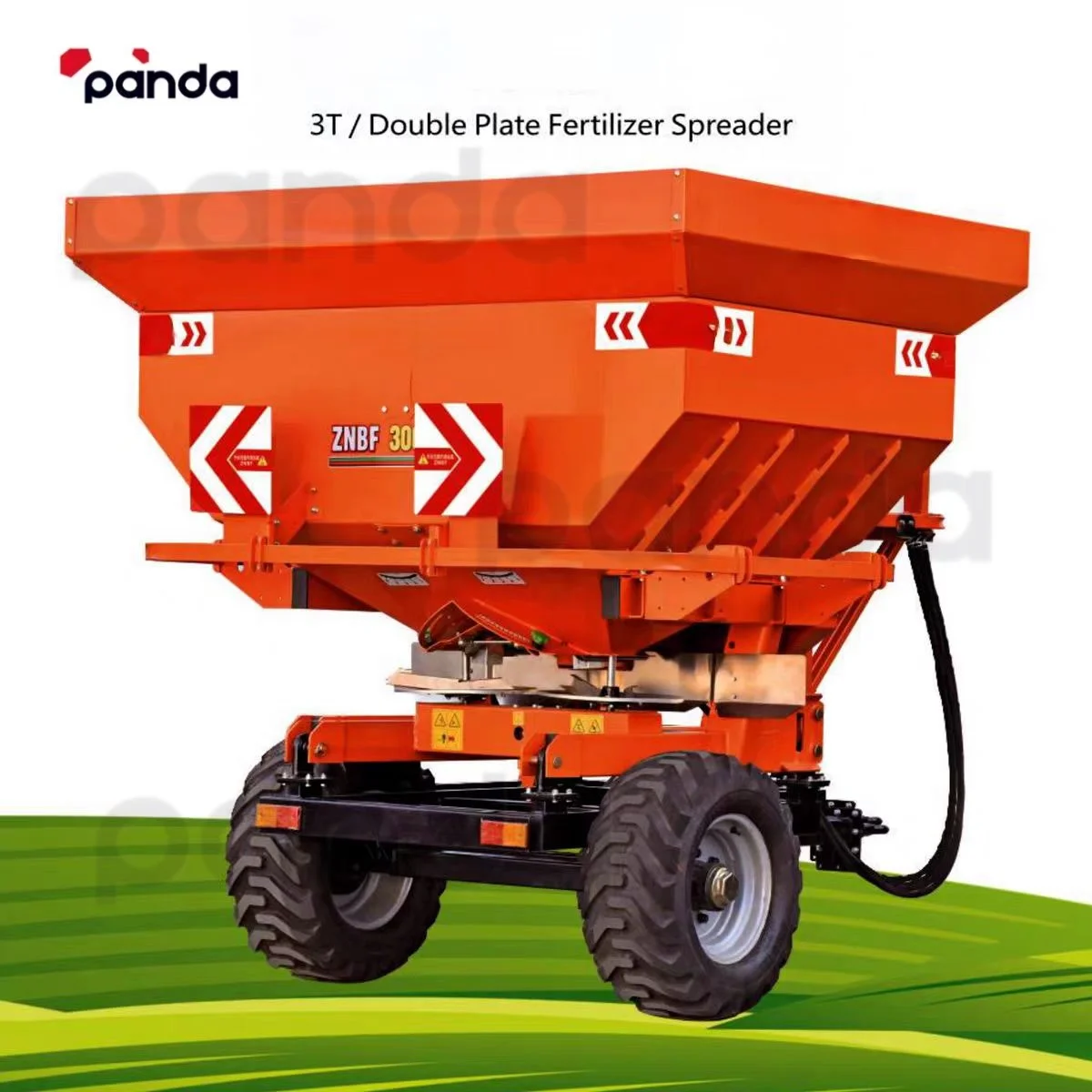 トラクター装着型耐久性ステンレス製肥料散布機900kgタイプ