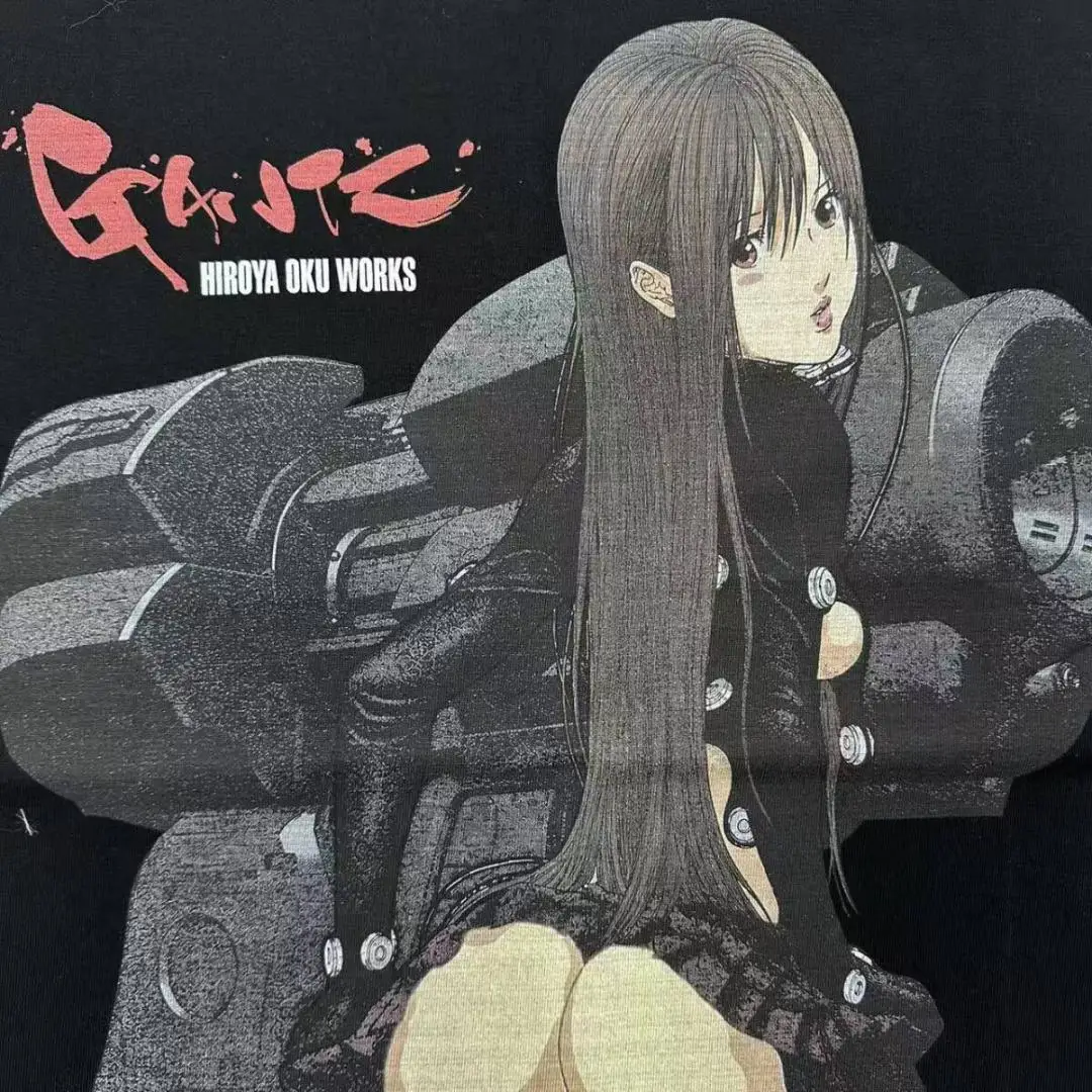 Gantz Kei Kishimoto Anime Manga Grafik-T-Shirt aus Baumwolle für Herren und Damen, Streetwear-T-Shirt – Detail 5