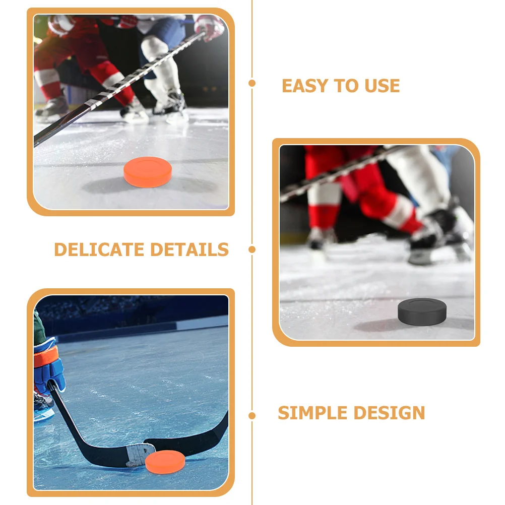 

4pcs Ice Puck Lightweight Pvc Training Puck For Indoor Outdoor Practice Sports Hockey Durable Hockey Ball Accessory