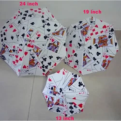 Super Parasol Production Stage Magic Tricks Deluxe Card Design Umbrella Appearing Magia Gimmick Illusions Magic Accessories Fun