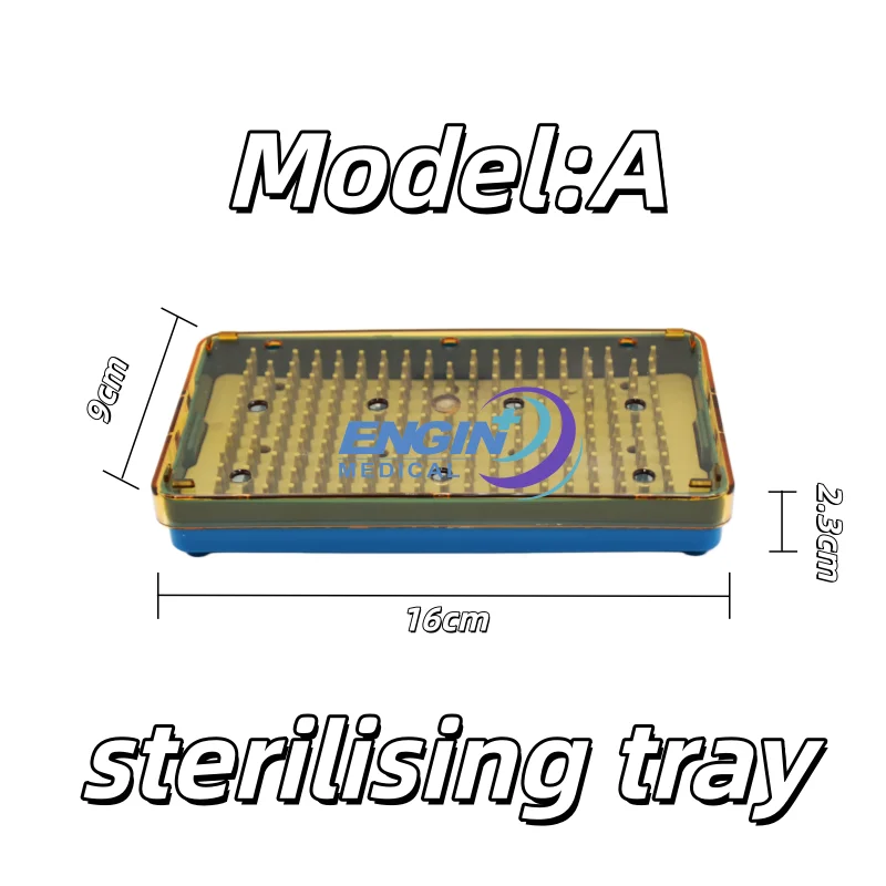 Silicone Autoclavable Sterilization Tray Veterinary Pet Surgical Instrument Portable High Temp Disinfection Storage Case