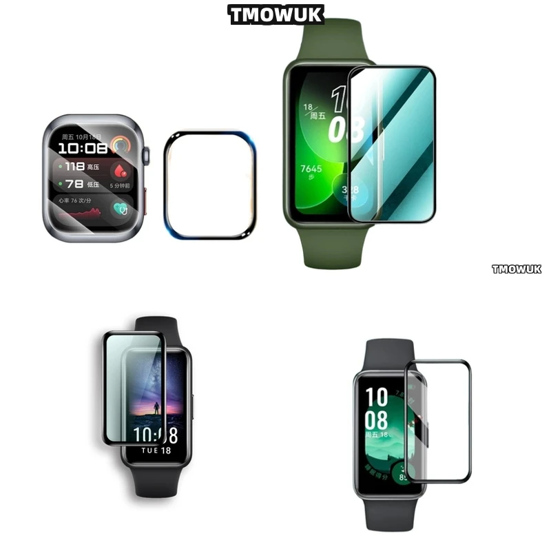 

For Huawei Band 6 7 8 9 10 B6 B7 Watch D2 Fit 3 4 Pro Special Edition Screen Film Flexible Full Cover 3D Curved Protector