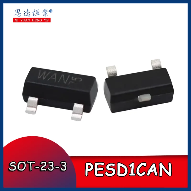 

10pcs PESD1CAN original imported electrostatic protection tube SOT-23-3 surface mount brand new
