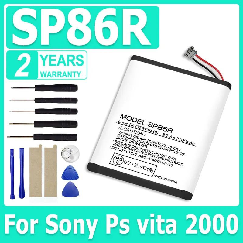 

Replacement Battery SP86R 2500mAh For sony Ps vita 2000 psvita2000 PSV 2XXX PSV SP86R PSV2000 PCH-2007 4-451-971-01 PS Vita 2007
